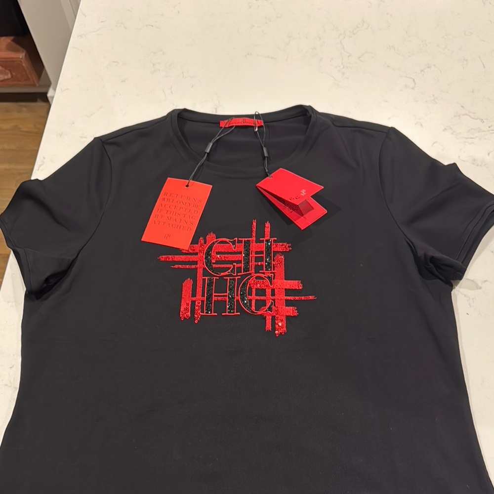 CH TSHIRT WITH CRYSTALS